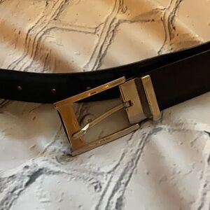 Beautiful Like New Men’s Black Frank and Daniel Belt - see picture / measurement